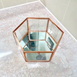 Rose Gold Hexagonal Pandora Jewelry Box